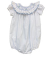 SMOCKED POLKA DOT BUBBLE