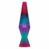 14.5" LAVA LAMP BERRY RAINBOW GLITTER