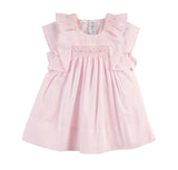 SMOCKED RUFFLE DRESS