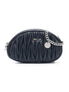 NAVY QUILTED BAG