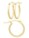 14K Gold Earrings H882