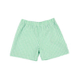 SHELTON SHORTS GRAFTON GREEN GINGAM WITH WORTH AVENUE WHITE STORK