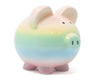 RAINBOW OMBRE PIGGY BANK