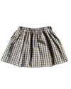 LULU BEBE GIRL PLAID SAINTS SKIRT