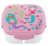 STEPHEN JOSEPH MERMAID SNACK BOX WITH ICE PACK