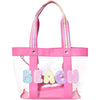 FLAMINGO BEACH CLEAR TOTE BAG