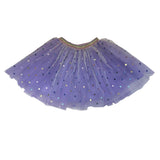 LILAC TUTU-RAINBOW DOTS