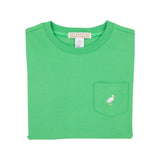 CARTER CREWNECK GRAFTON GREEN WITH MULTICOLOR STORK