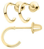 14K Hoop Earrings GE213