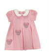 LULU BEBE MINNIE MOUSE EMBROIDERED DRESS