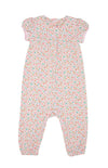 PENNY'S PLAYSUIT - FALL FEST FLORAL WITH PALM BEACH PINK