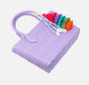 JELLY WEAVE TOTE BAG- LAVENDER