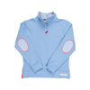 PENDLETON'S POPPED COLLAR - BARRINGTON BLUE WITH BARRINGTON BLUE STRIPE & RICHMOND RED