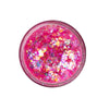 PINK GLOW NEON GLITTER GEL