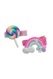 LOLLYPOP RAINBOW HAIRCLIPS