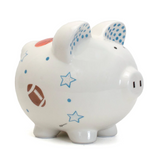 SPORTS PAPER STAR PIGGY BANK