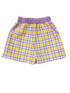 LSU PLAID SHORT