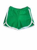 GREEN ATHLETIC SHORTS