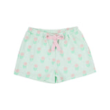 SHIPLEY SHORTS FLOWERS FOR FRIENDS (SEAFOAM) WITH PALM BEACH PINK