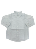 MICHAEL LONG SLEEVE LINEN BUTTON DOWN - BLUE