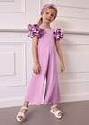 GIRLS LILAC PURPLE JUMPSUIT