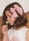 GIRLS CORAL BOW HAIR CLIP