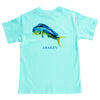 J BAILEY SHORT SLEEVE LOGO TEE - MAHI ON MINT