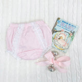 BELLE'S BLOOMERS - PALM BEACH PINK WITH WORTH AVENUE WHITE