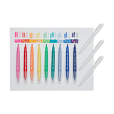 STAMP-A-DOODLE DOUBLE-ENDED MARKERS- SET OF 12