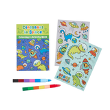 OOLY MINI TRAVELER COLORING AND ACTIVITY KIT- DINOSAURS IN SPACE