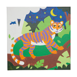 OOLY COLORIFIC CANVAS PAINT BY NUMBER KIT- TERRIFIC TIGER