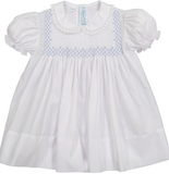 Vintage Smocked Bodice Dress 17470