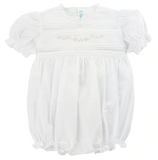 FLORAL BULLIONS & LACE ROMPER
