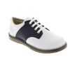 FOOTMATES CHEER OXFORD WHITE & NAVY