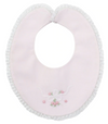 VINTAGE BOW COLLECTION LACE TRIM BIB