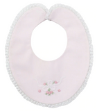 VINTAGE BOW COLLECTION LACE TRIM BIB