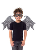 BLACK DRAGON WINGS AND MASK SET