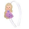 CUTE DOLL PURPLE DRESS HEADBAND