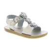 JASMINE FLOWER APPLIQUE SANDAL - SOFT GOLD