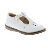 FOOTMATES SHERRY T-STRAP WHITE