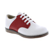 FOOTMATES CHEER OXFORD WHITE & RED