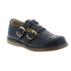 FOOTMATES DANIELLE DOUBLE STRAP MARY JANE NAVY