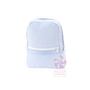 BABY BLUE SEERSUCKER SMALL BACKPACK