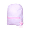 PINK SEERSUCKER MEDIUM BACKPACK
