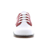 FOOTMATES CHEER OXFORD WHITE & RED