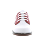 FOOTMATES CHEER OXFORD WHITE & RED