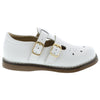 FOOTMATES DANIELLE DOUBLE STRAP MARY JANE WHITE