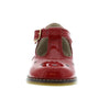 FOOTMATES HARPER T-STRAP RED PATENT