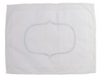 Leaf Pillow Top White/Blue