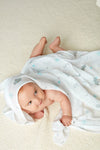 ANGEL DEAR STARRY NIGHT BAMBOO SWADDLE BLANKET